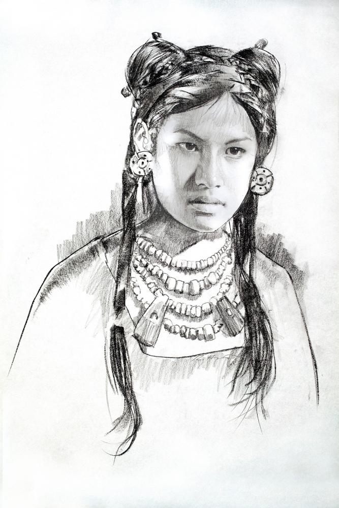 From a series of drawings for exhibit space, the First Nations,  Indiana State Museum.