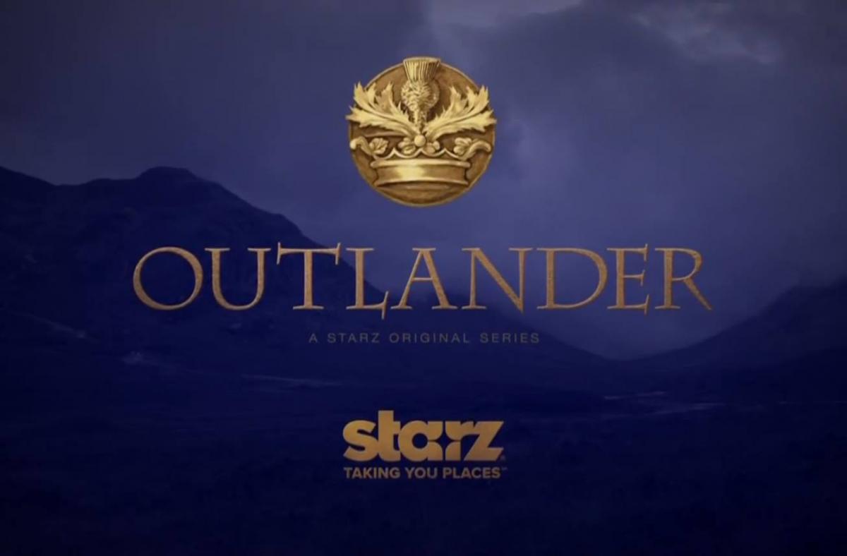 Robert Hunt, Outlander,  Starz logo, gabaldon